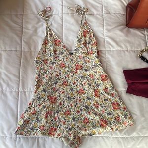 Forever 21 Floral Romper